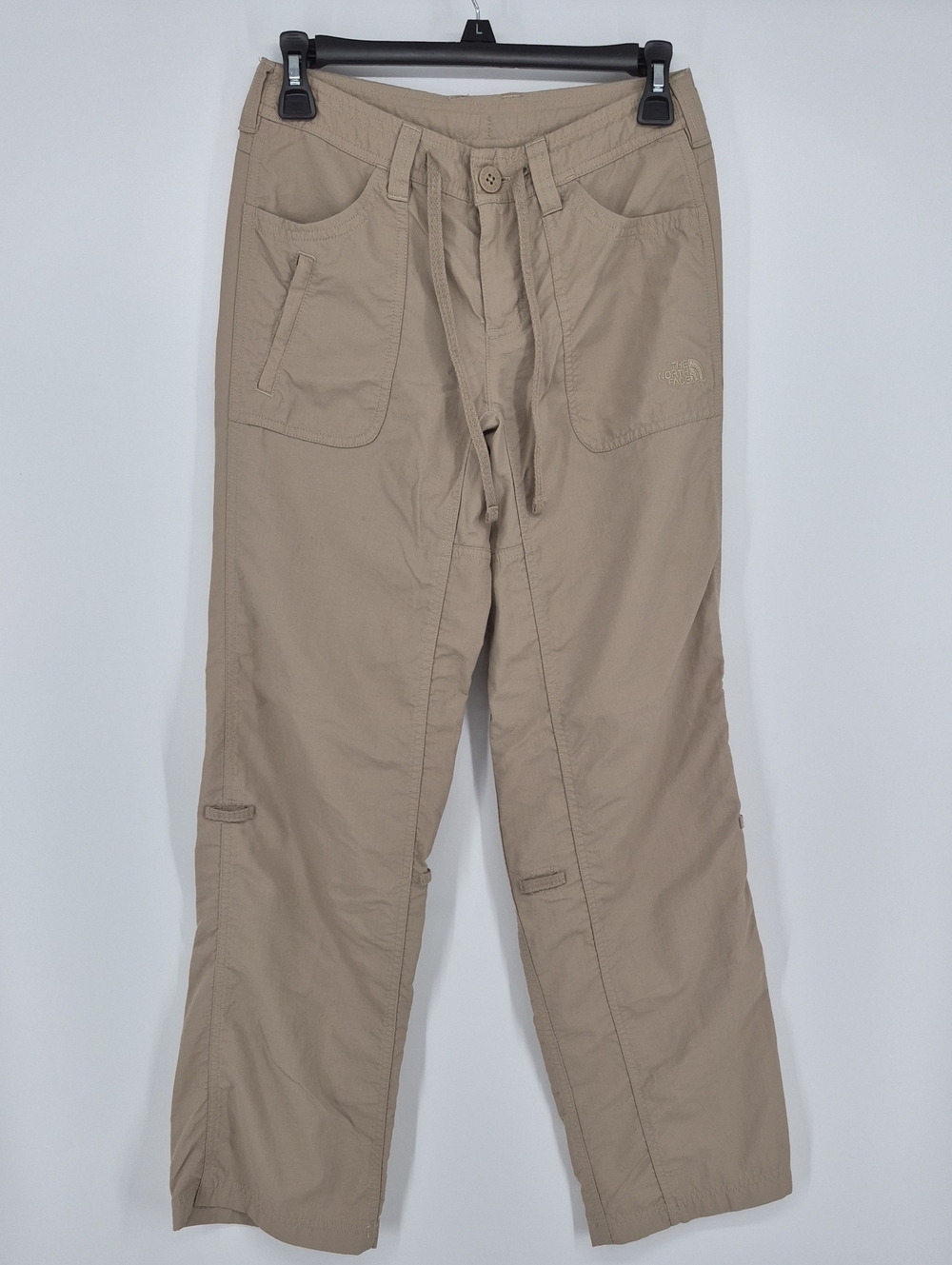 The North Face Women's Roll-Cuff Hiking Cargo Pants Size 0 Tan Beige Outdoor